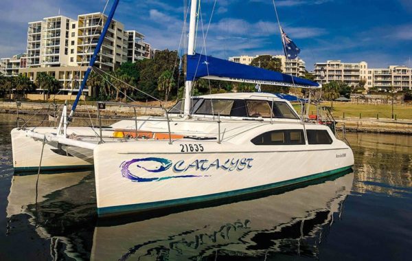 Catalyst – 32ft Sailing Catamaran Wedding Cruises