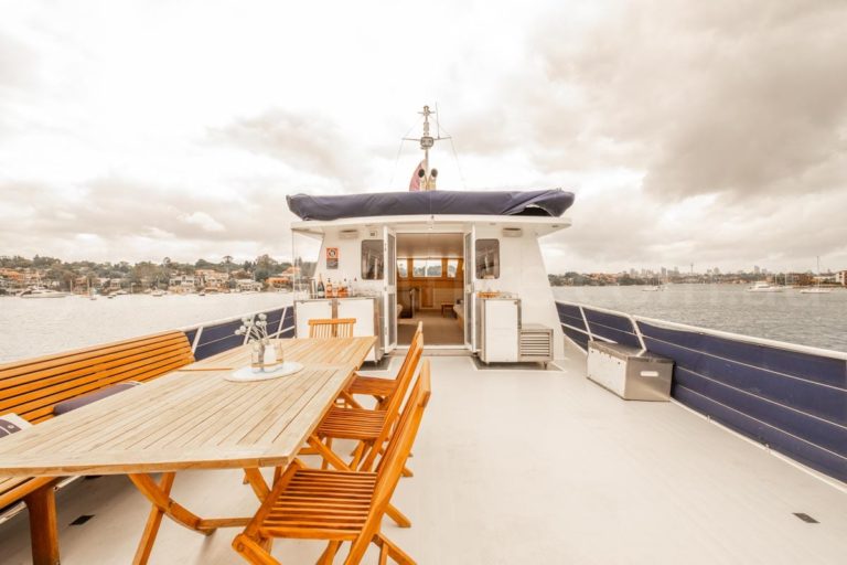 Sydney boat hire on ariston 42