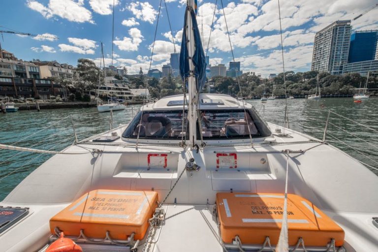 boat hire sydney on delphinus 31