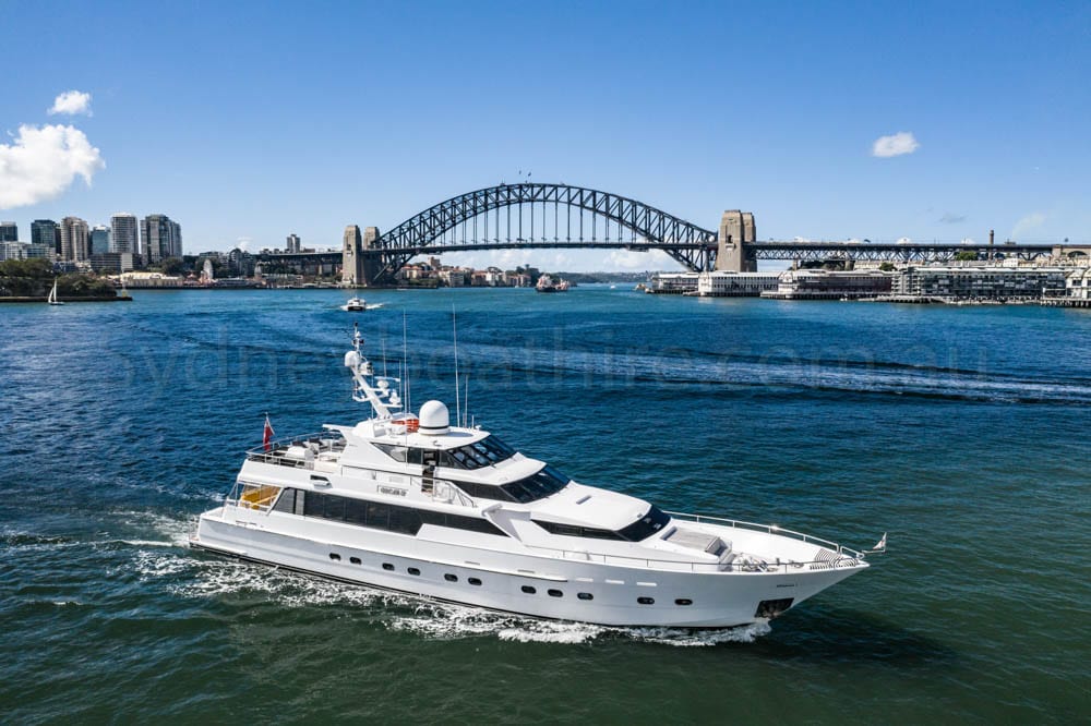 Oscar II Super Yacht Hire Private Charters Sydney Boat Hire