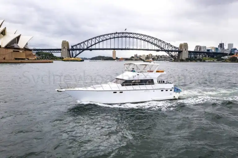 boat hire sydney on calypso 11