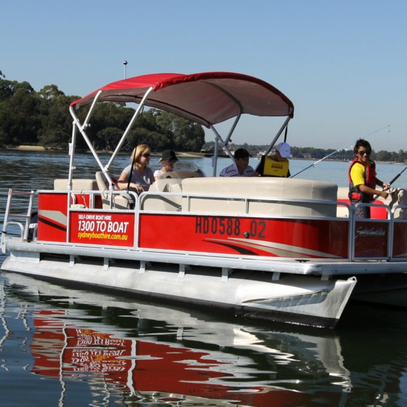 Self Drive Pontoon Boat Hire Sydney | Sydney Boat Hire
