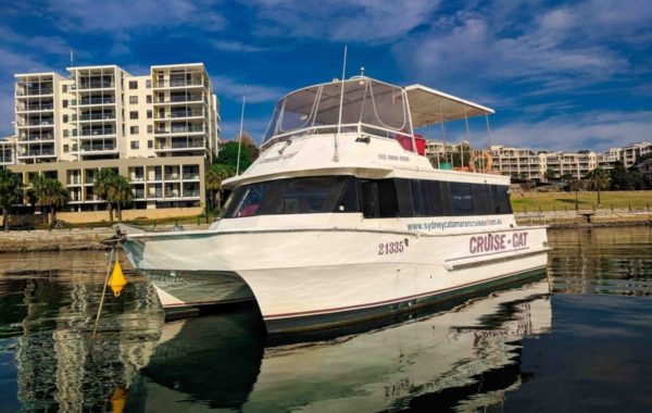 Cruise Cat – 60ft Motor Catamaran Birthday Party Boat Hire