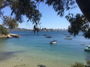 Hermit Bay is great for a swim in Sydney Harbour