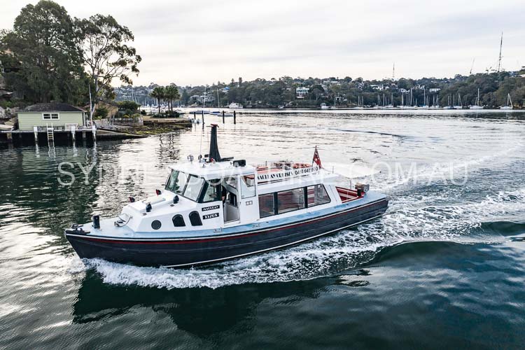Macleay Boat Hire is to be a part of Sydney Harbour history. This 38ft timber cruiser was built on Goat Island in 1985. Book Now (02) 8765 1222.